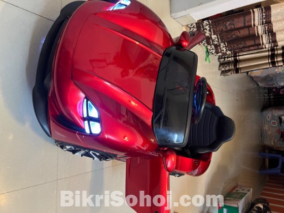 Electric charging car